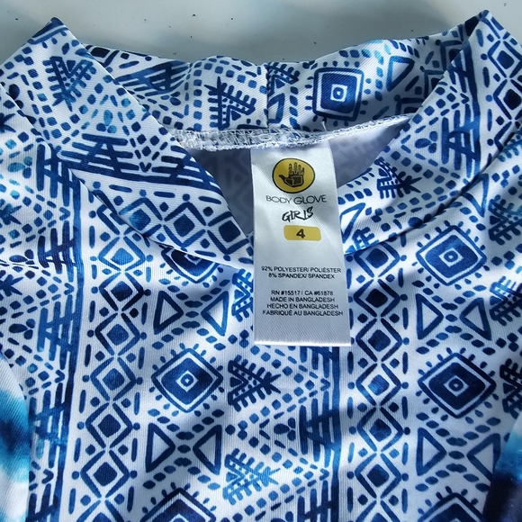 Body Glove Girls Rash Guard Swimsuit size 4 - Picture 6 of 8